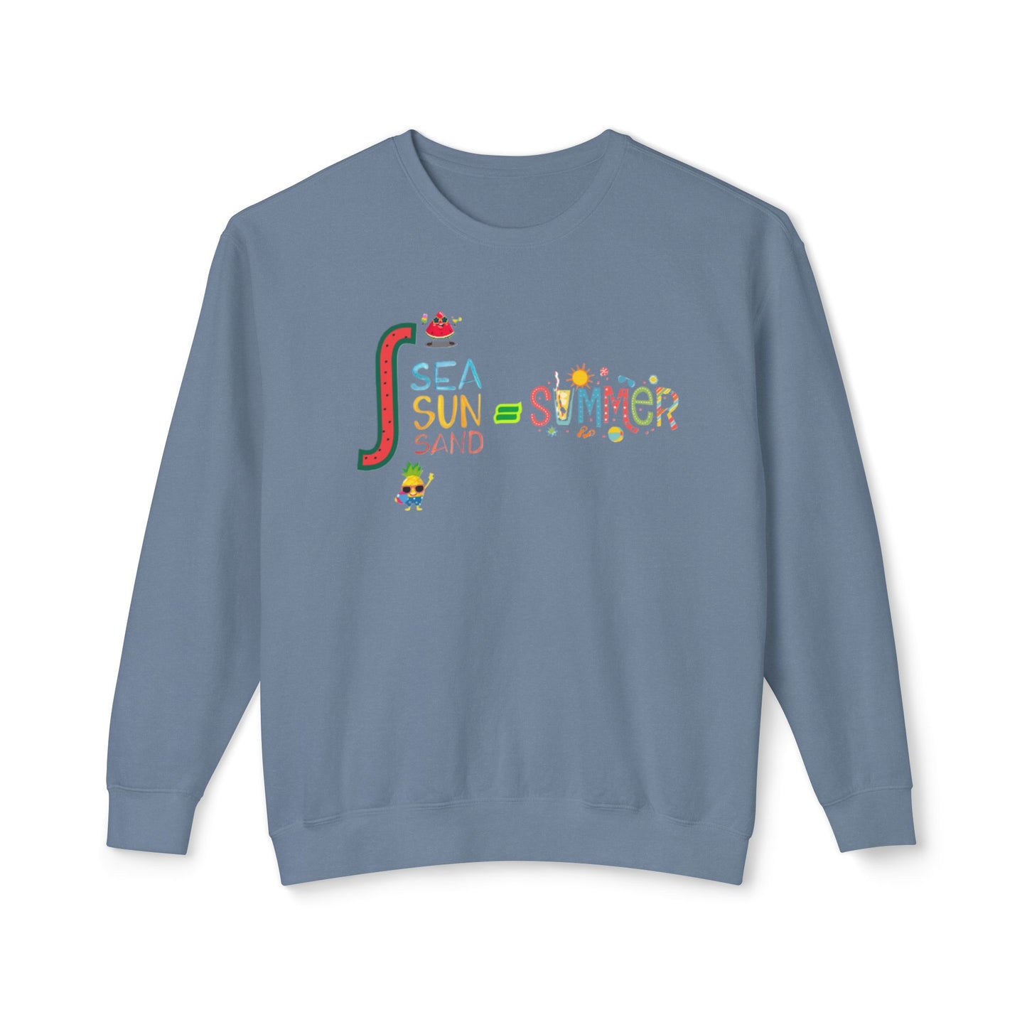 Summer Vibes Crewneck Sweatshirt, Cozy Sweatshirt for Beach Lovers