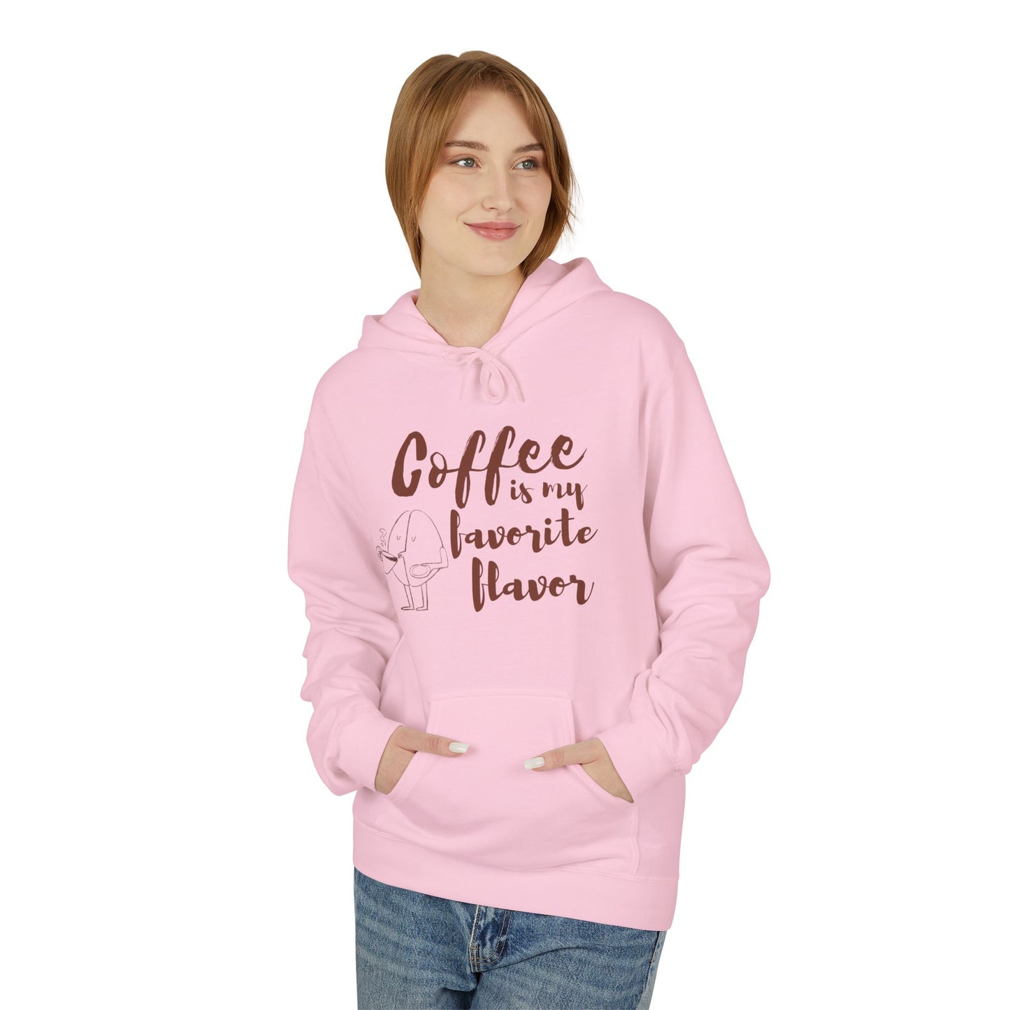 Coffee Lovers Unisex Fleece Hoodie, Perfect Gift for Coffee Enthusiasts