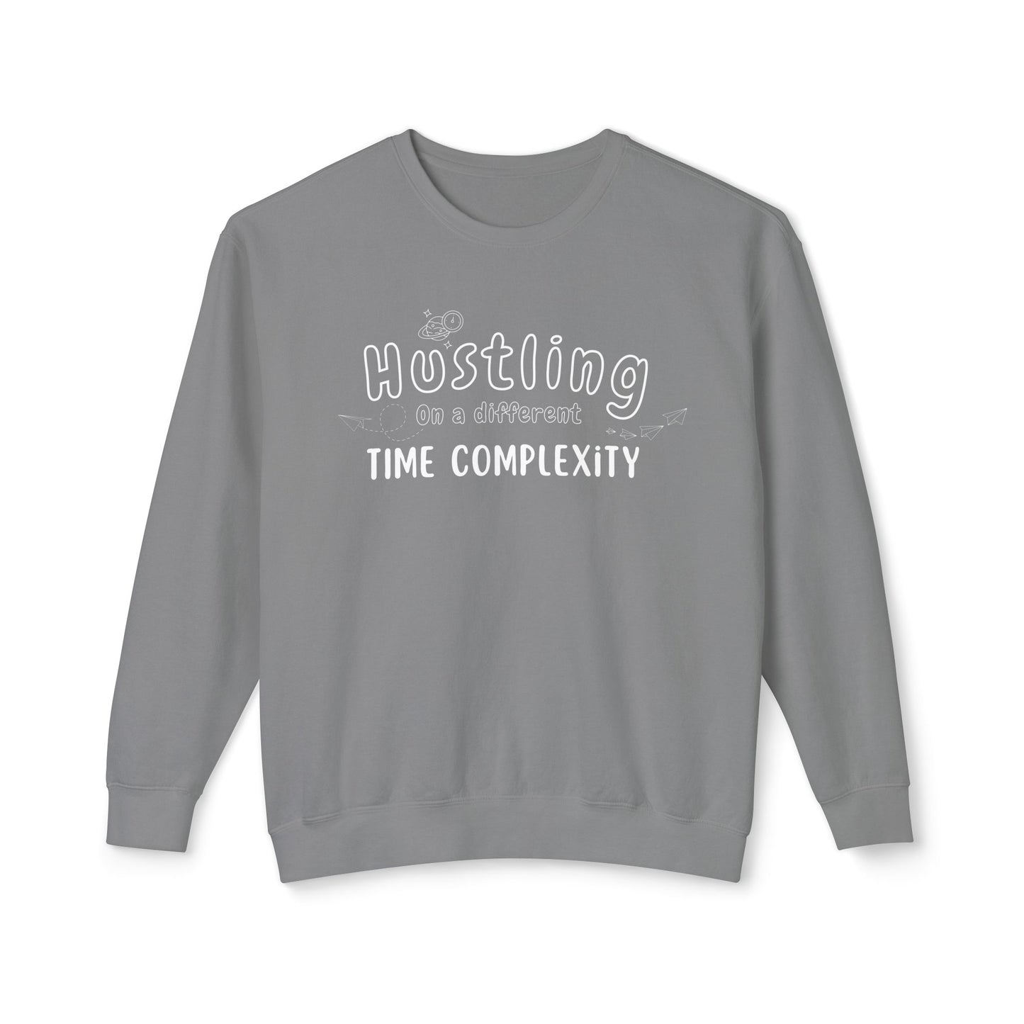 Unisex Hustling Crewneck Sweatshirt, Cozy Casual Wear