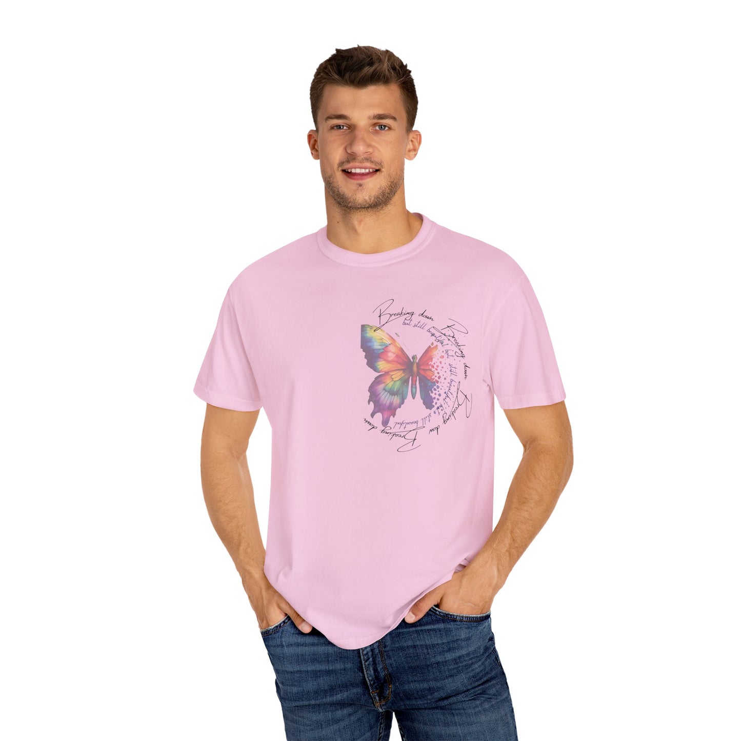 Breaking Down But Still Beautiful – Watercolor Butterfly T-Shirt