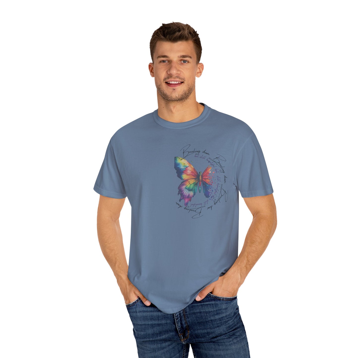 Breaking Down But Still Beautiful – Watercolor Butterfly T-Shirt