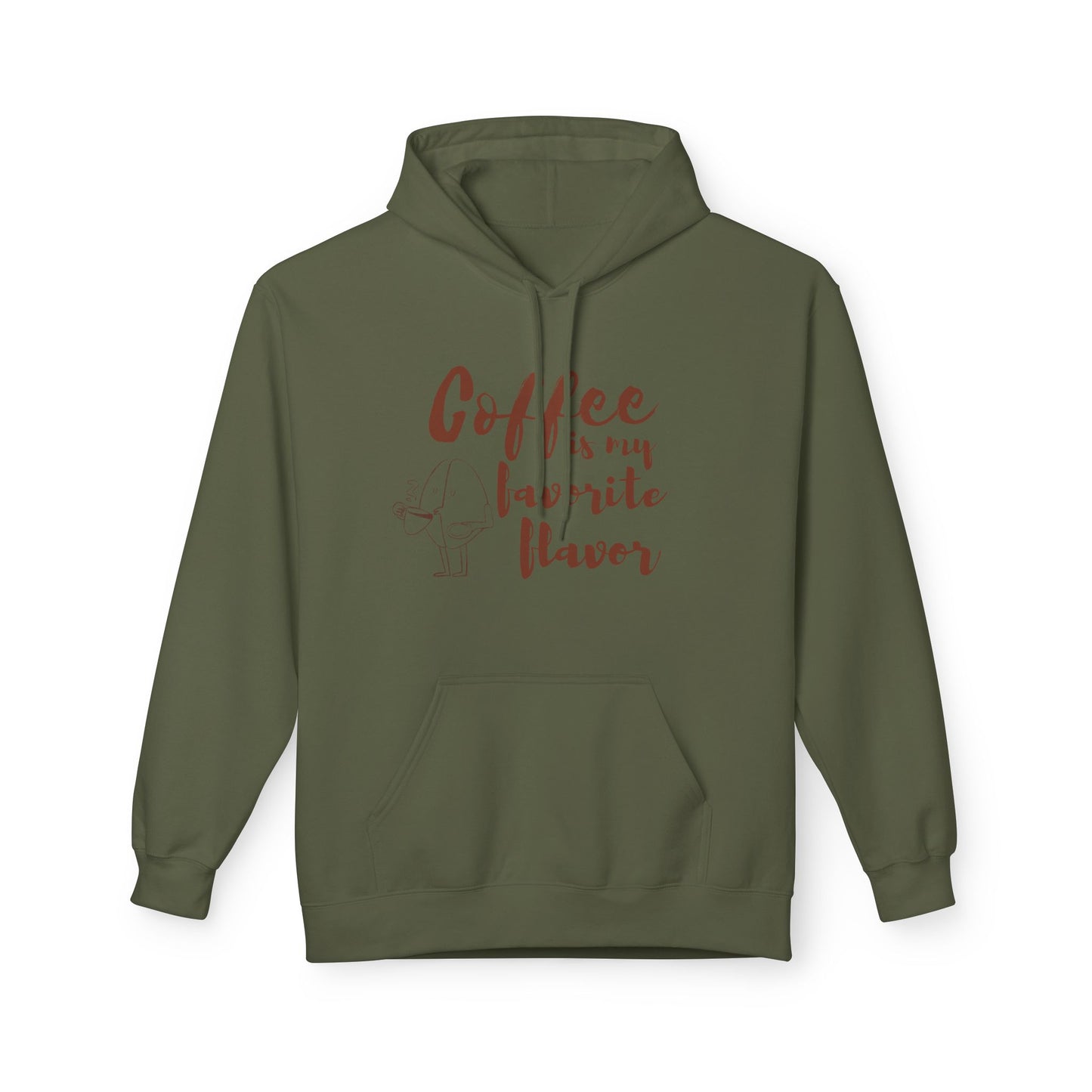 Coffee Lovers Unisex Fleece Hoodie, Perfect Gift for Coffee Enthusiasts