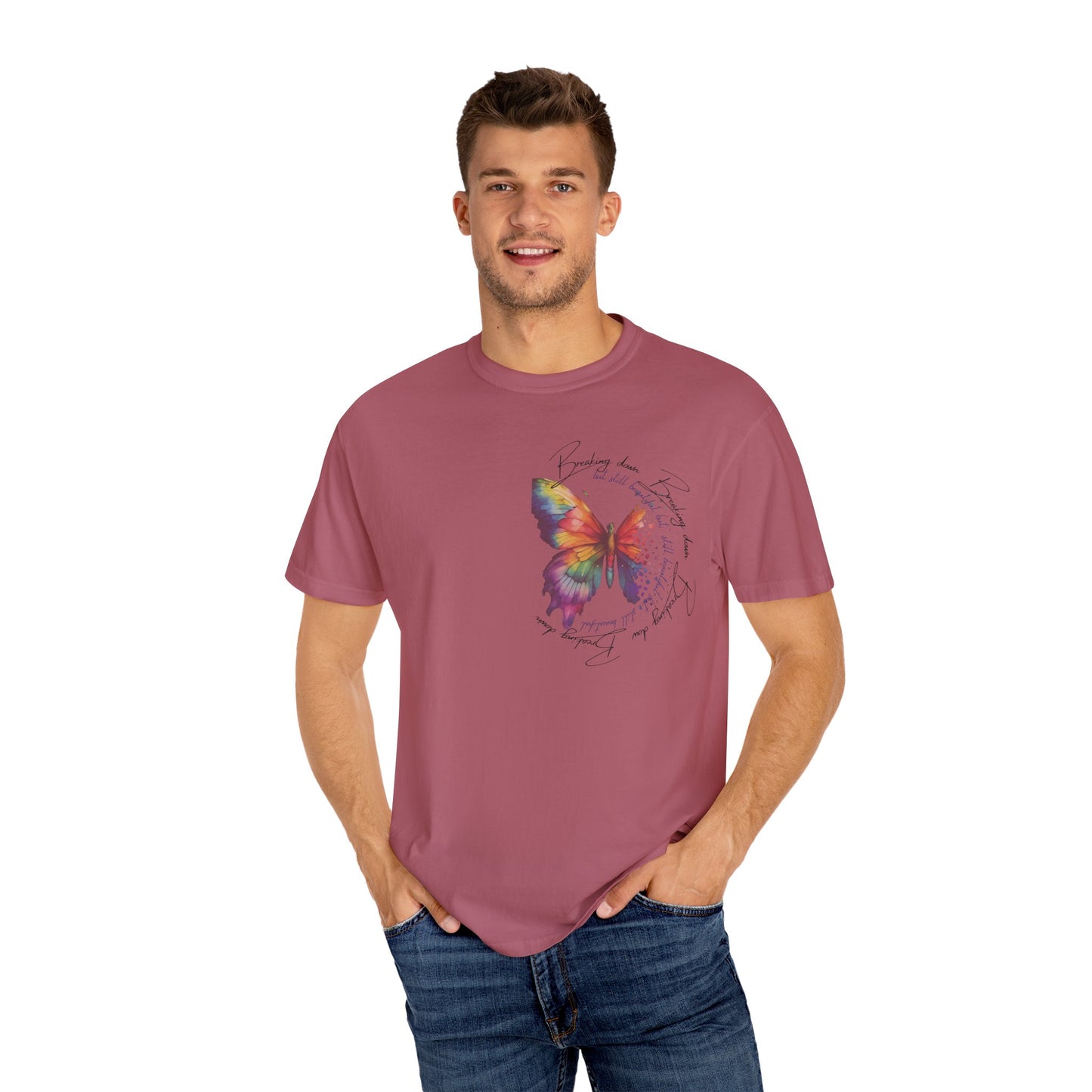 Breaking Down But Still Beautiful – Watercolor Butterfly T-Shirt