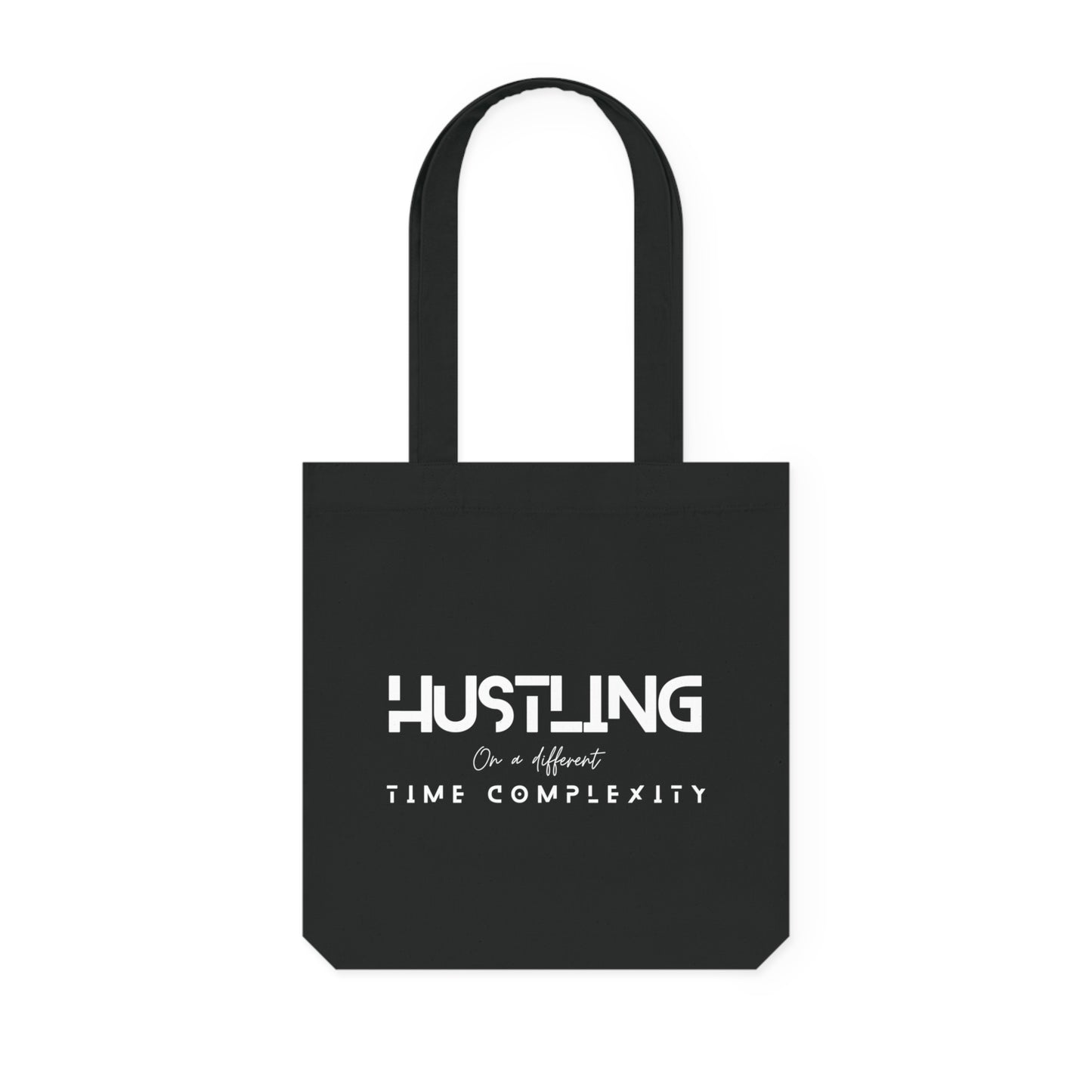 Hustling Woven Tote Bag | Eco-Friendly Shopping