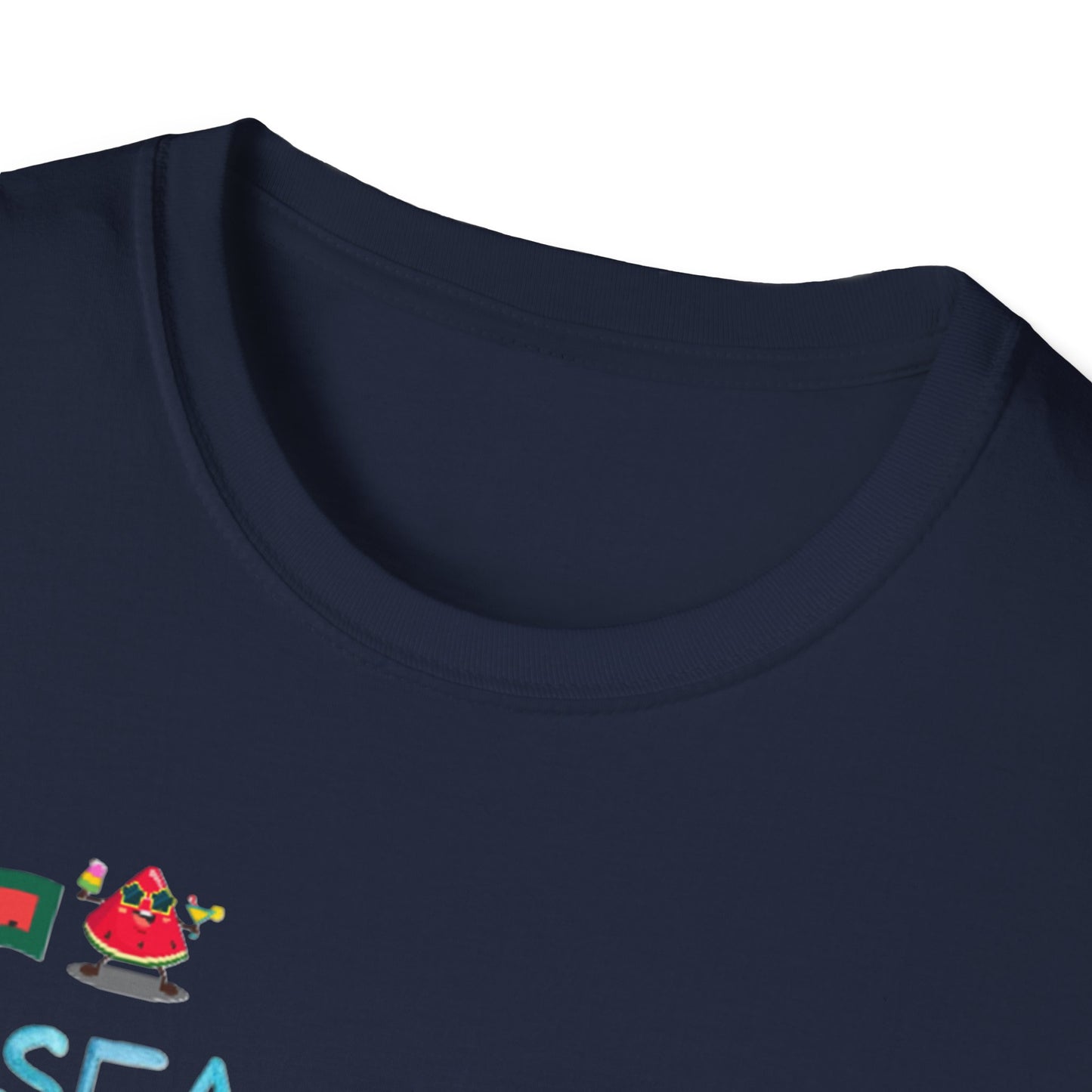 Sea Sun Sand = Summer Unisex Softstyle T-Shirt