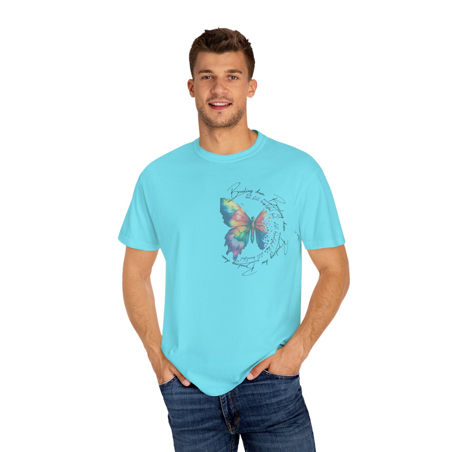 Breaking Down But Still Beautiful – Watercolor Butterfly T-Shirt