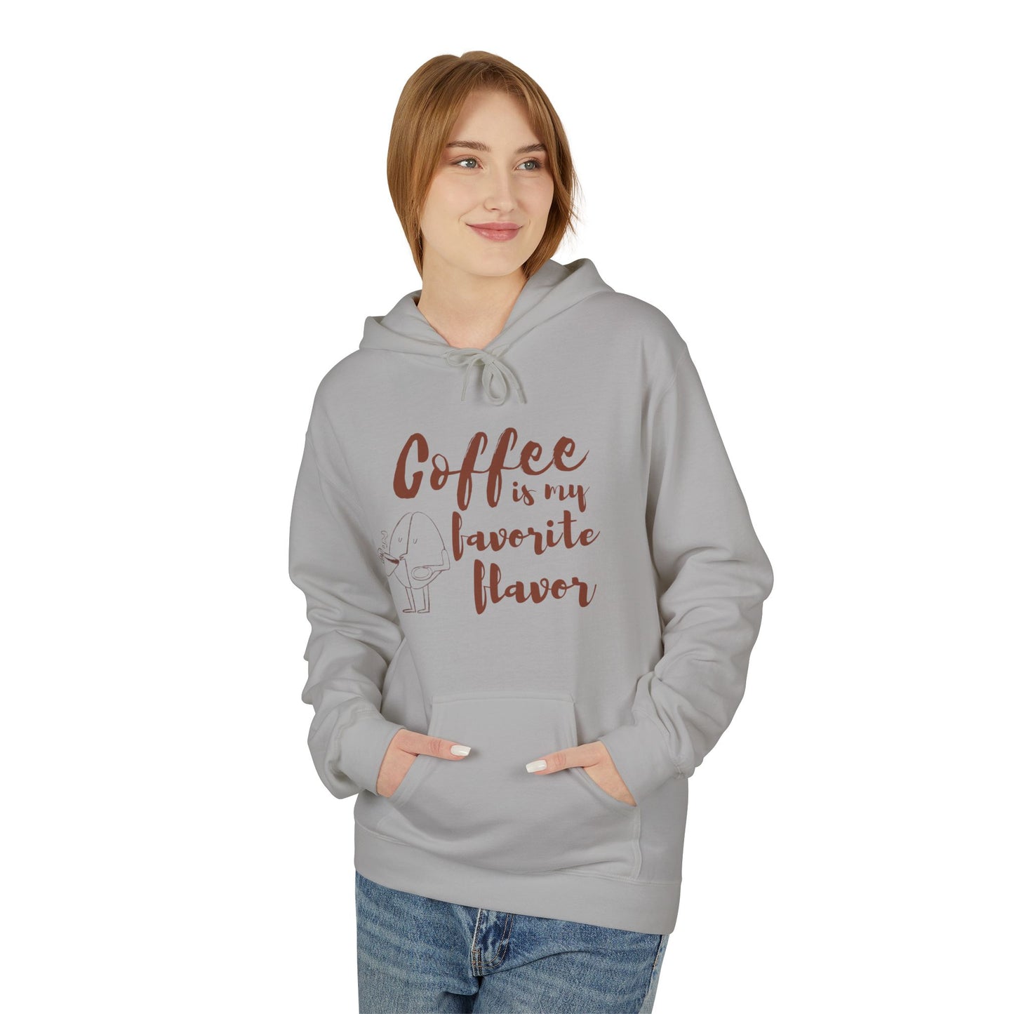 Coffee Lovers Unisex Fleece Hoodie, Perfect Gift for Coffee Enthusiasts