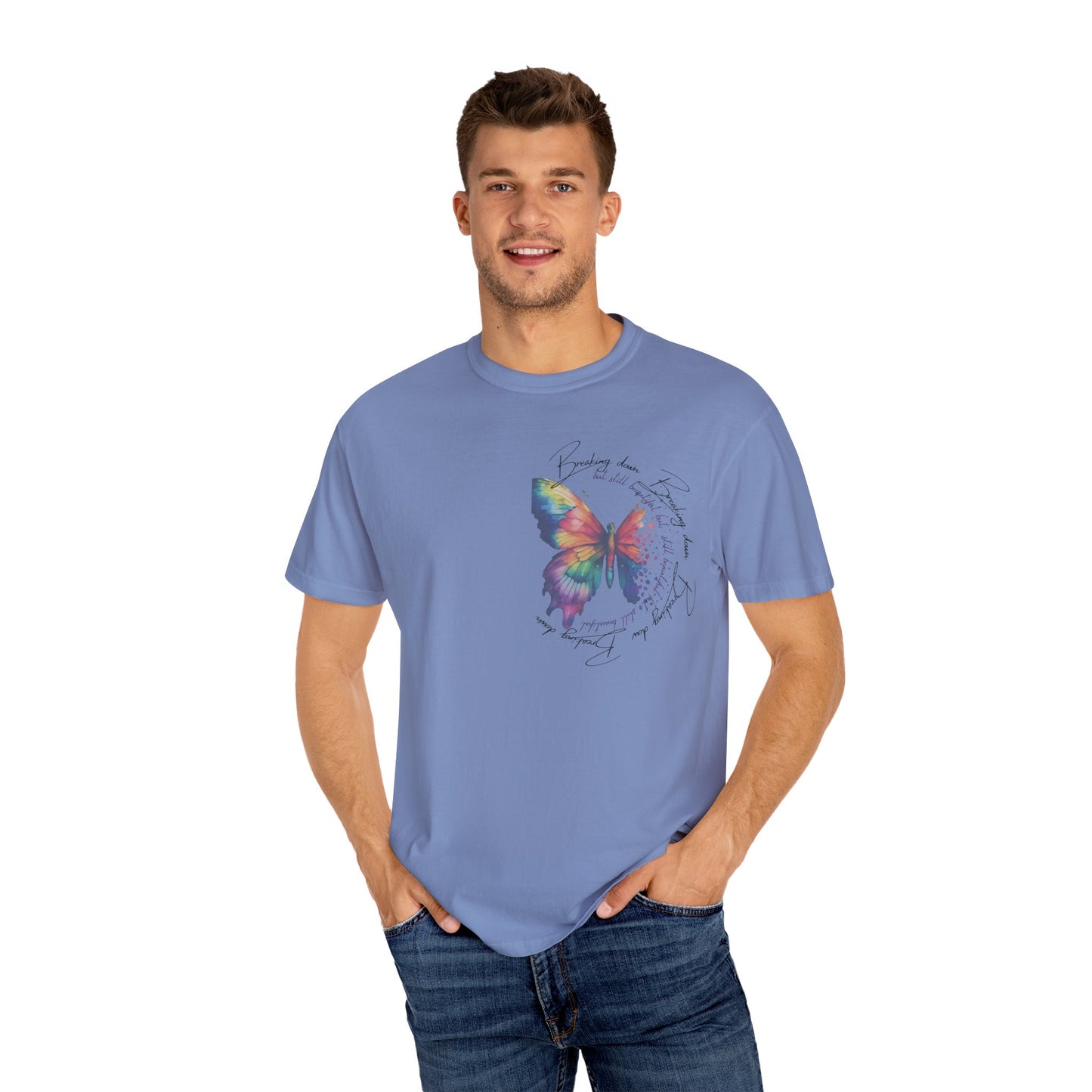 Breaking Down But Still Beautiful – Watercolor Butterfly T-Shirt