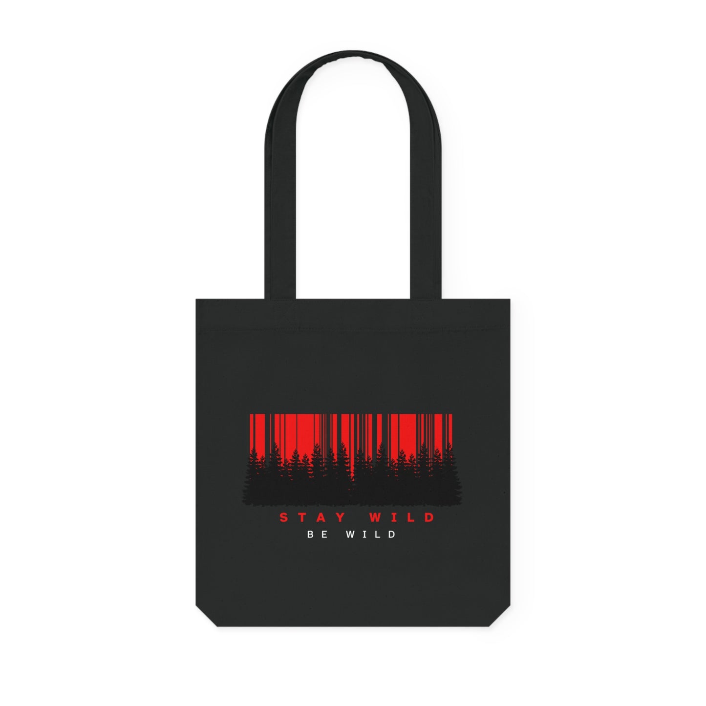 Stay Wild Woven Tote Bag | Eco-Friendly Tote