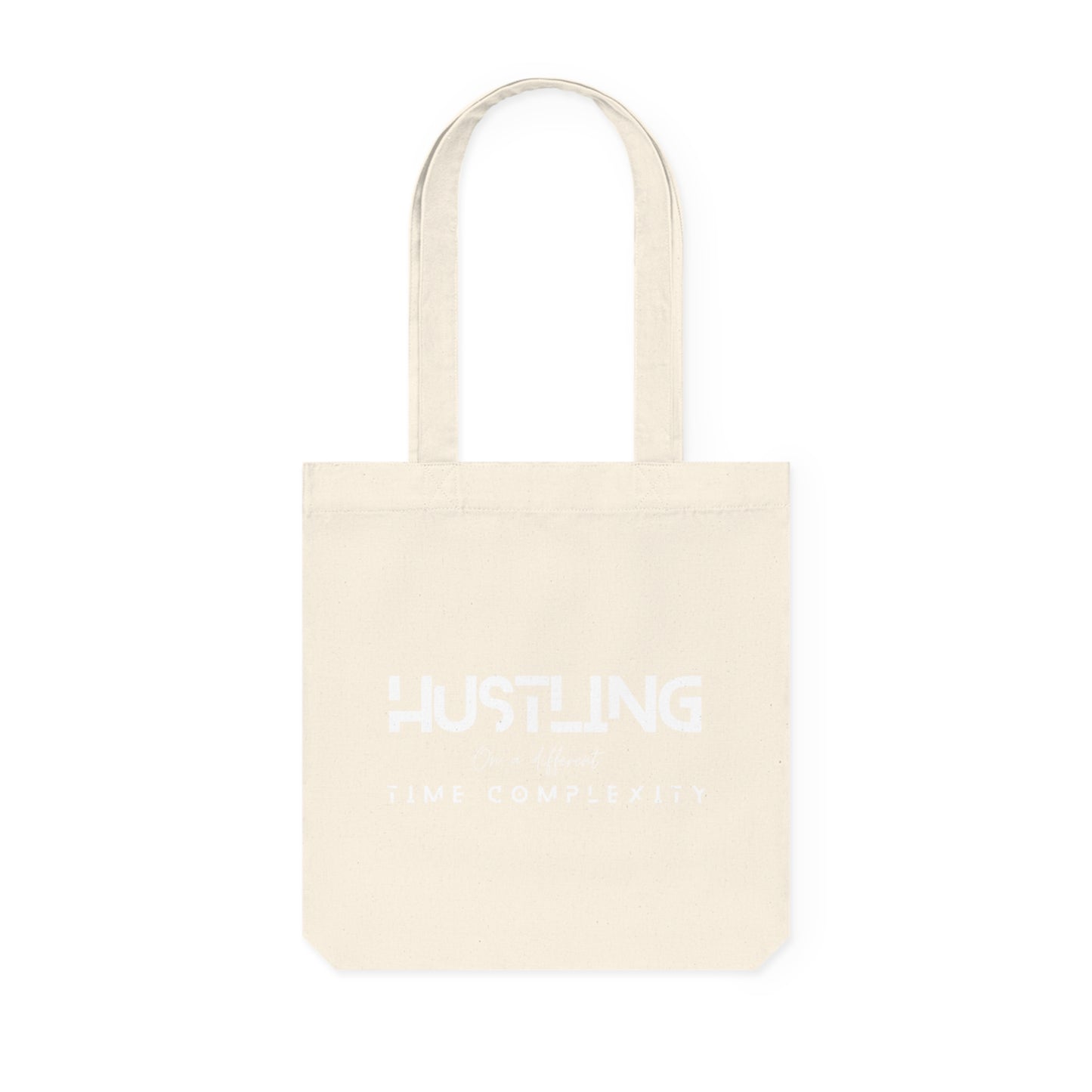 Hustling Woven Tote Bag | Eco-Friendly Shopping