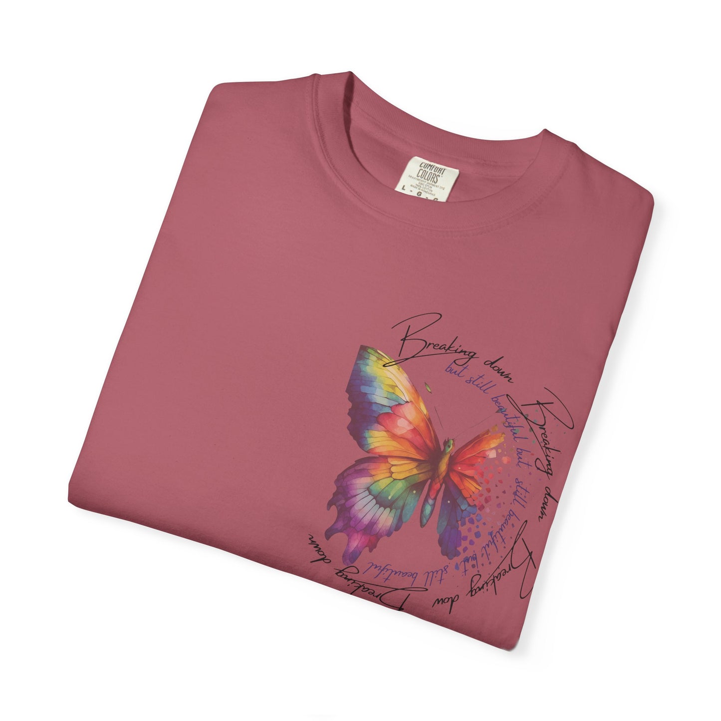 Breaking Down But Still Beautiful – Watercolor Butterfly T-Shirt