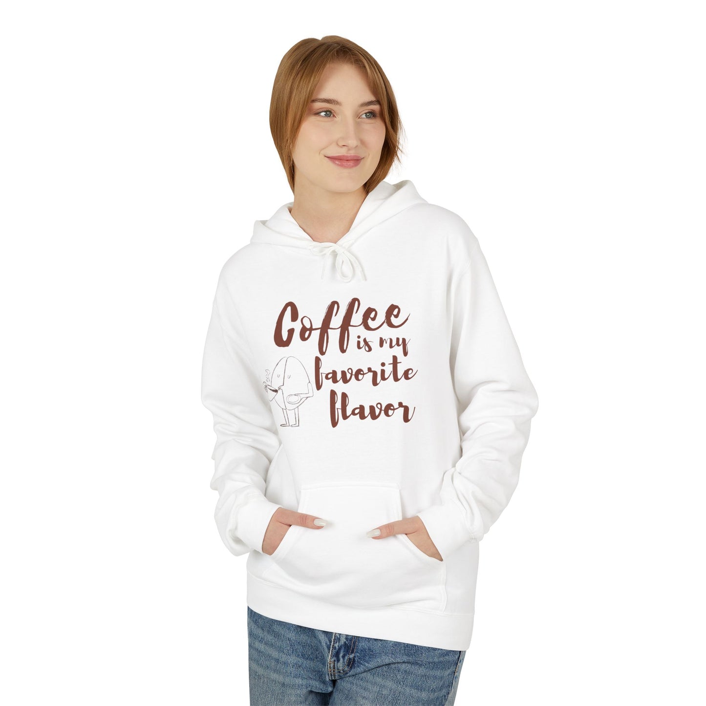 Coffee Lovers Unisex Fleece Hoodie, Perfect Gift for Coffee Enthusiasts