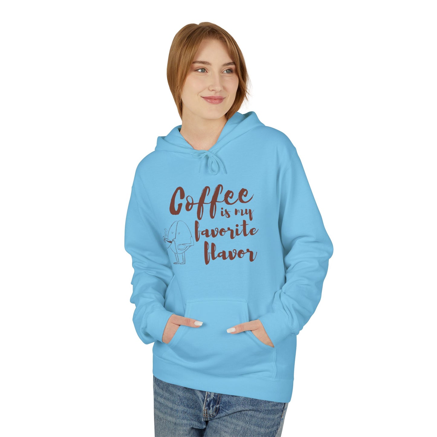 Coffee Lovers Unisex Fleece Hoodie, Perfect Gift for Coffee Enthusiasts