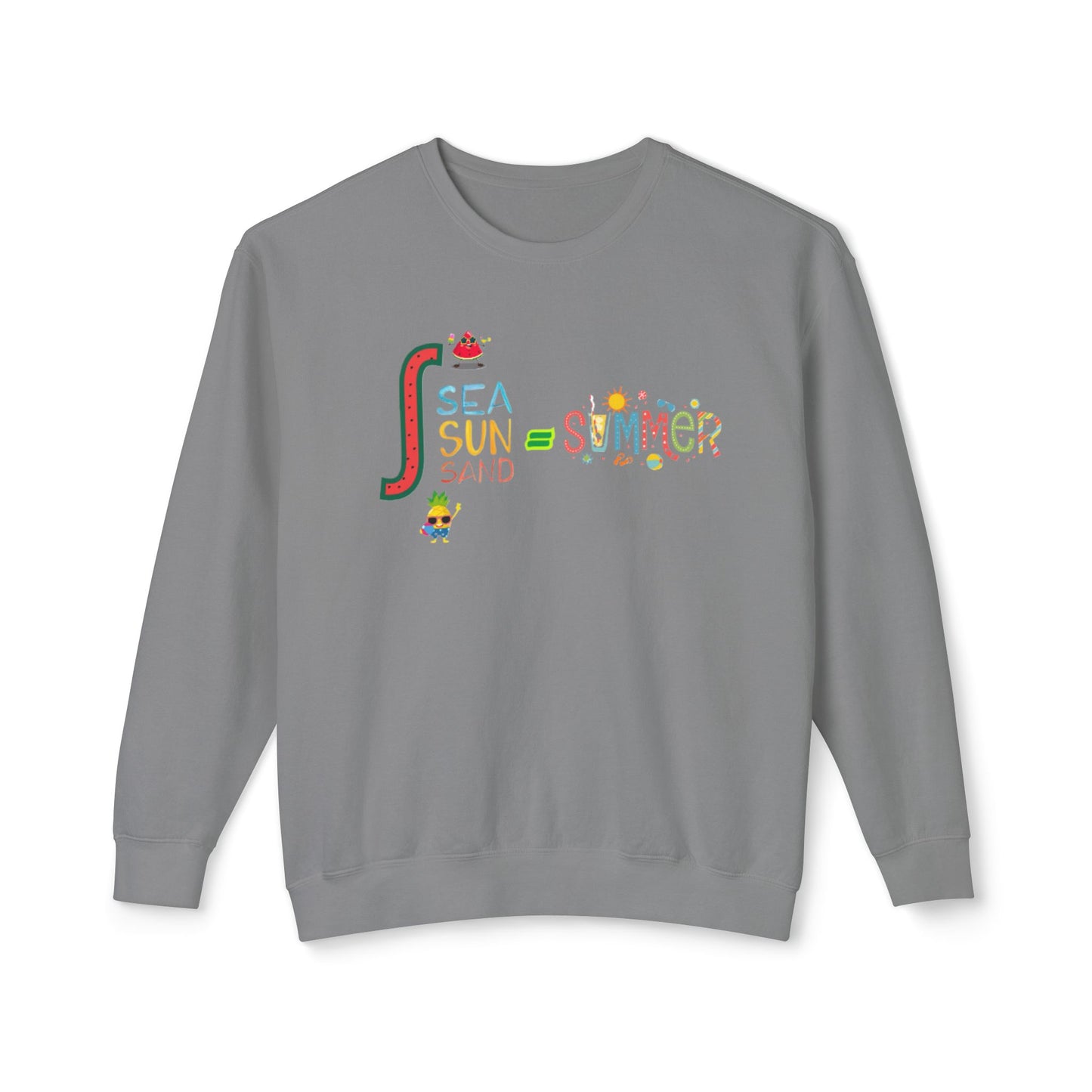 Summer Vibes Crewneck Sweatshirt, Cozy Sweatshirt for Beach Lovers