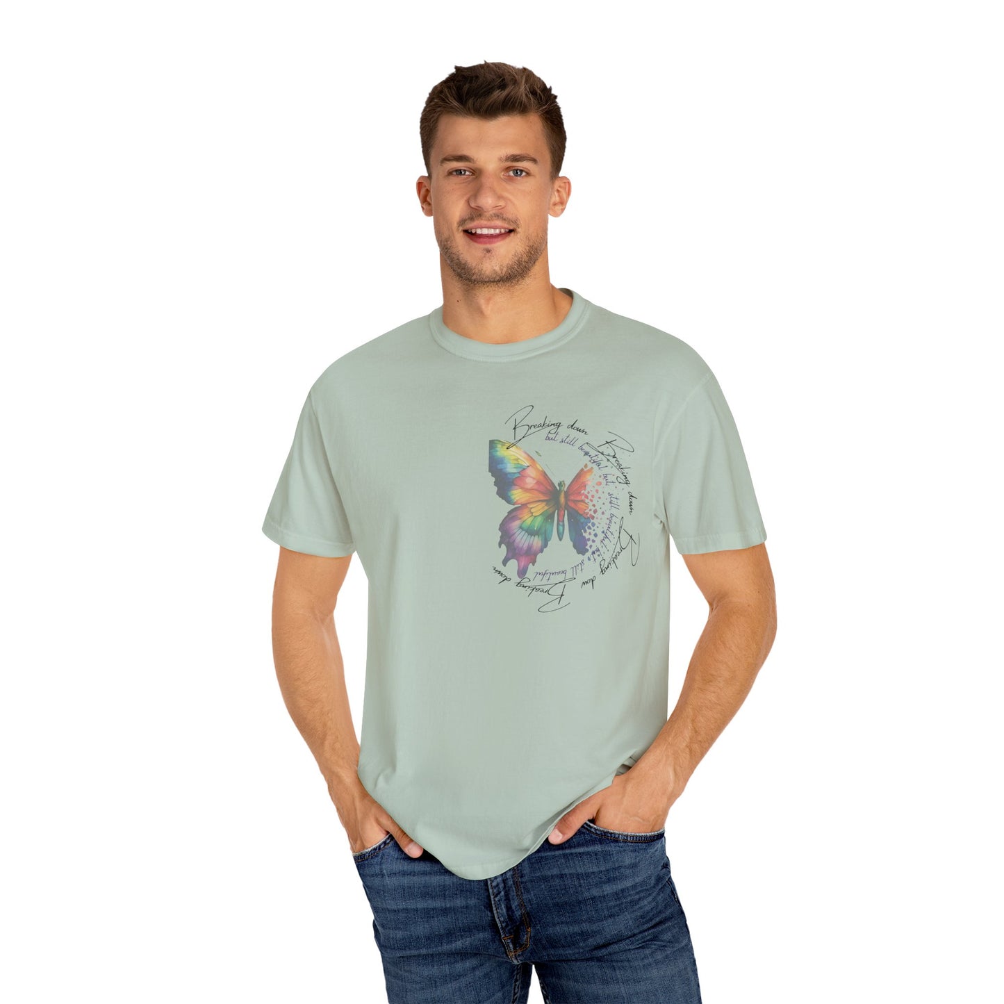Breaking Down But Still Beautiful – Watercolor Butterfly T-Shirt