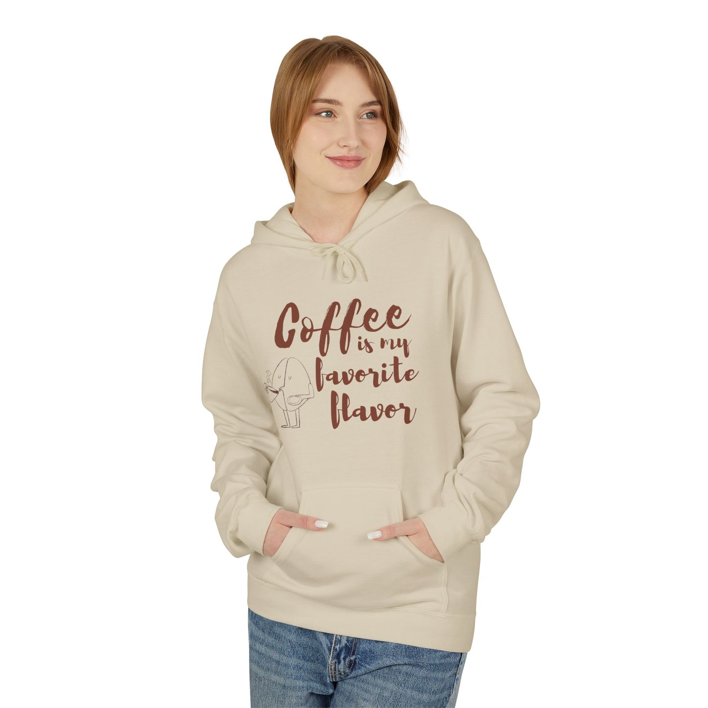 Coffee Lovers Unisex Fleece Hoodie, Perfect Gift for Coffee Enthusiasts