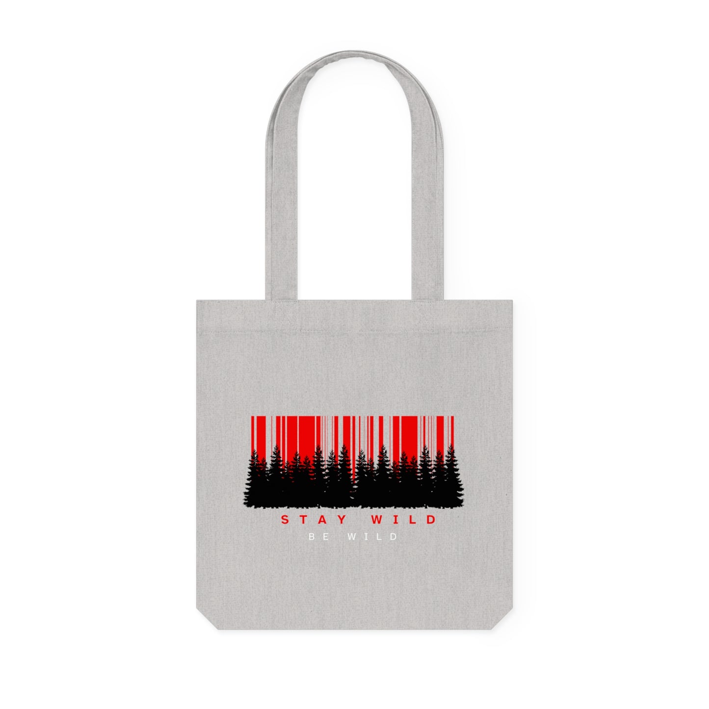 Stay Wild Woven Tote Bag | Eco-Friendly Tote