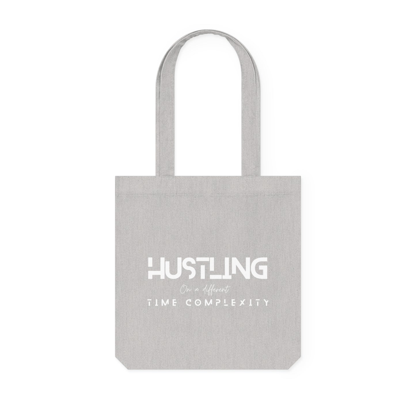 Hustling Woven Tote Bag | Eco-Friendly Shopping