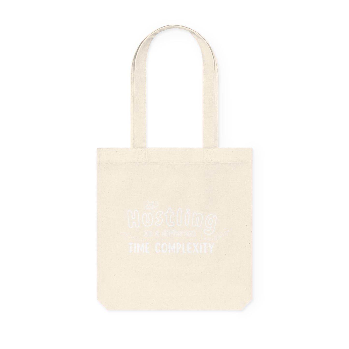 Hustling Time complexity Woven Tote Bag