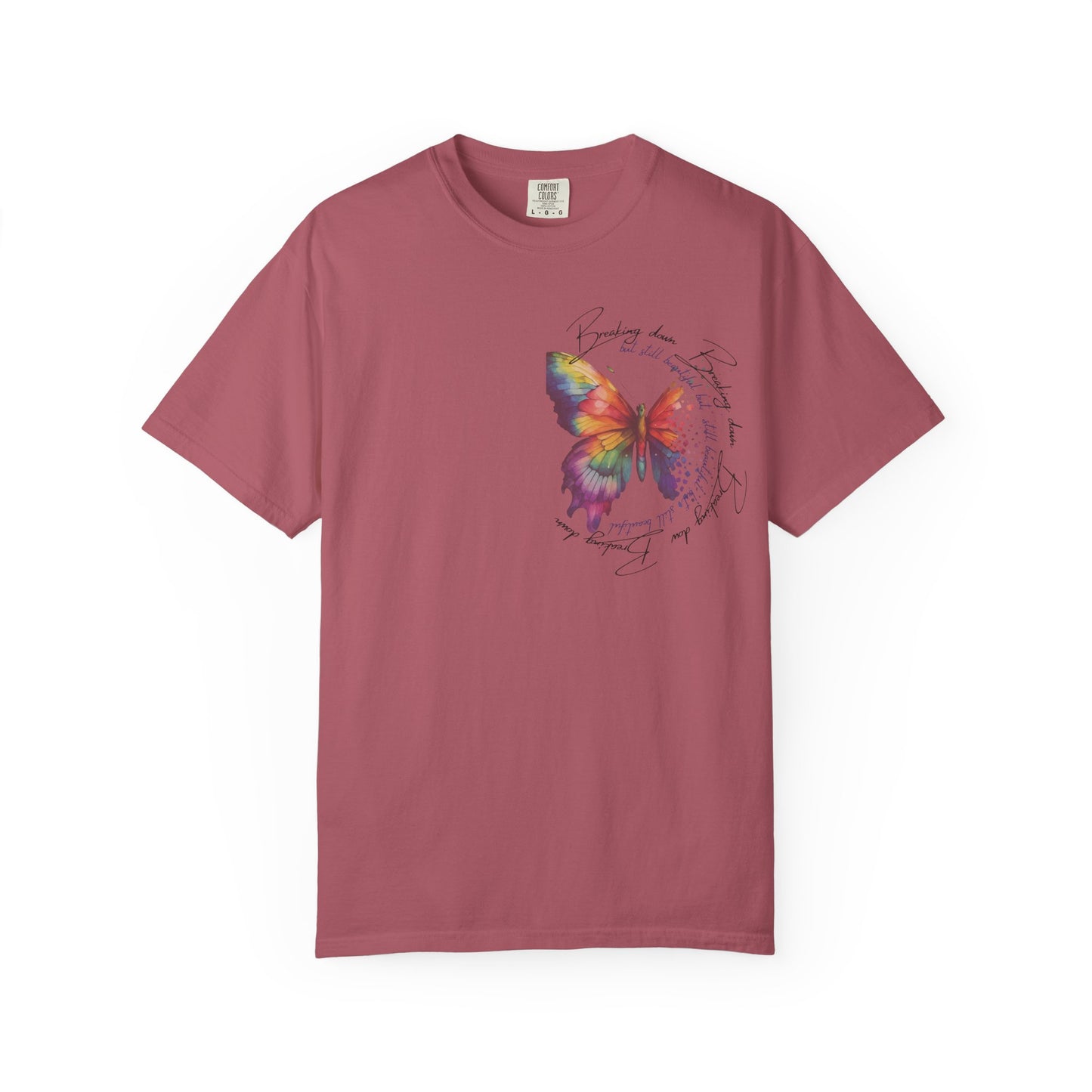 Breaking Down But Still Beautiful – Watercolor Butterfly T-Shirt