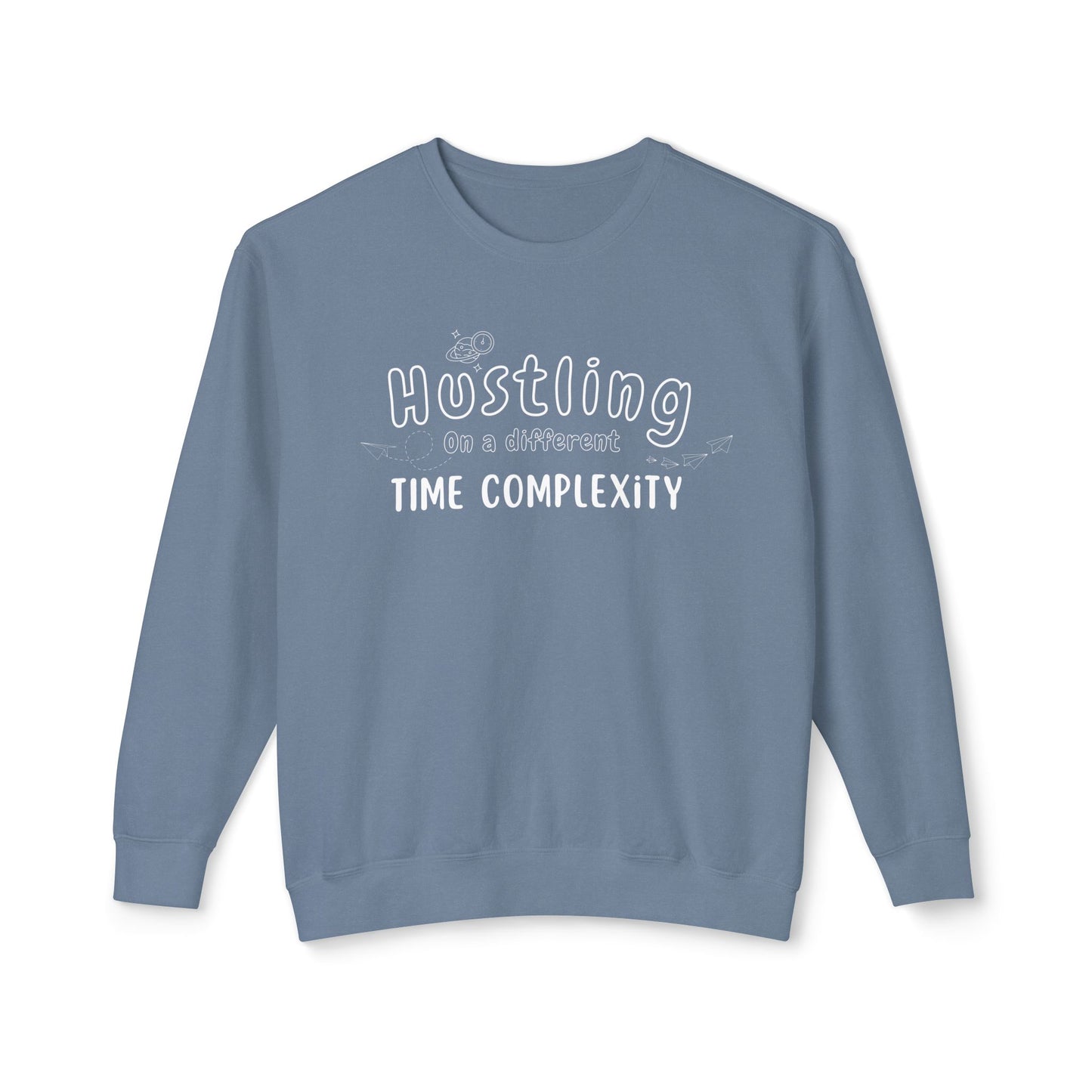 Unisex Hustling Crewneck Sweatshirt, Cozy Casual Wear