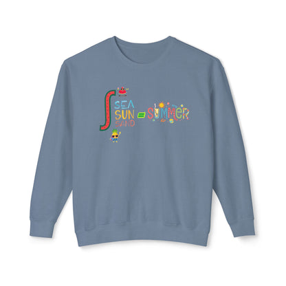 Summer Vibes Crewneck Sweatshirt, Cozy Sweatshirt for Beach Lovers