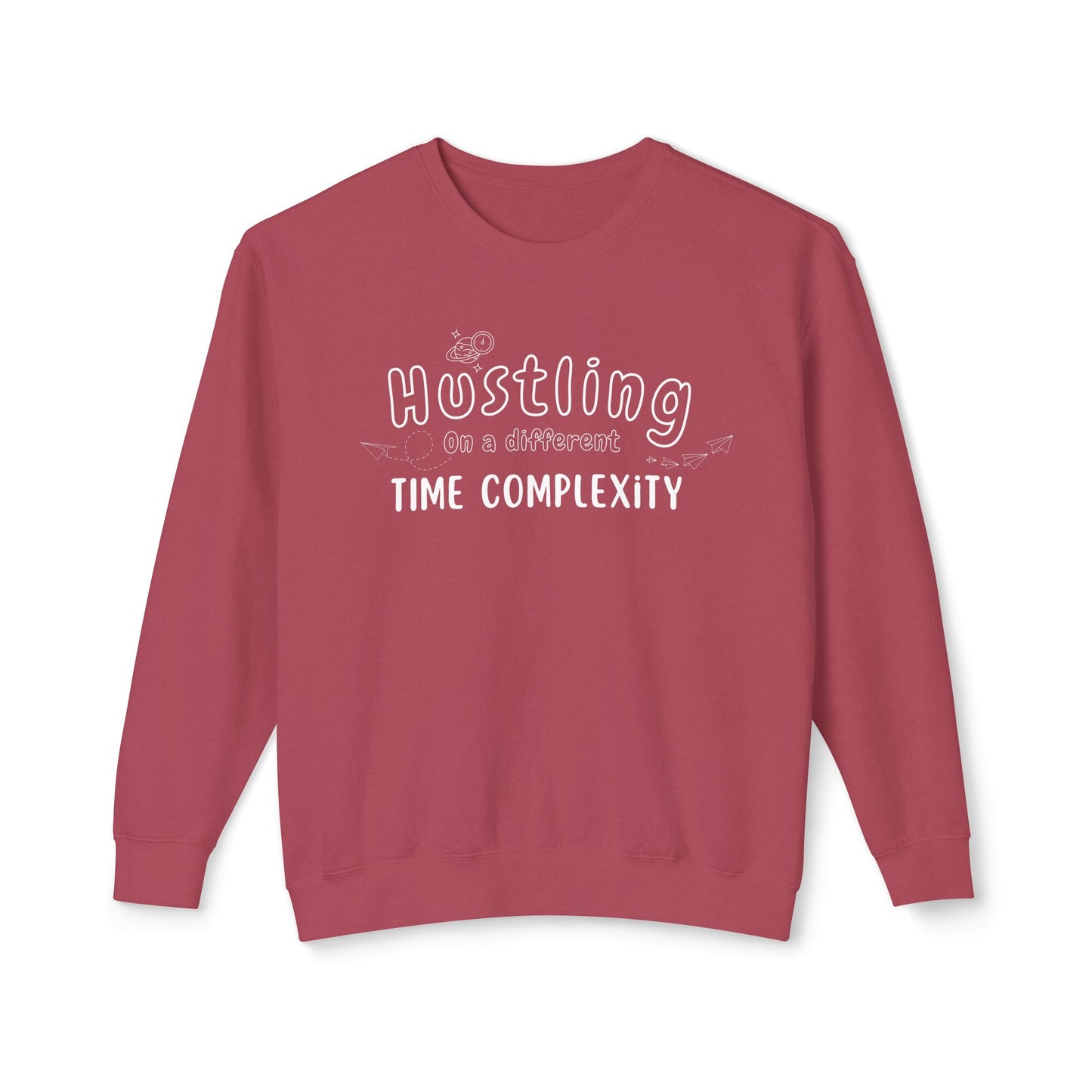Unisex Hustling Crewneck Sweatshirt, Cozy Casual Wear