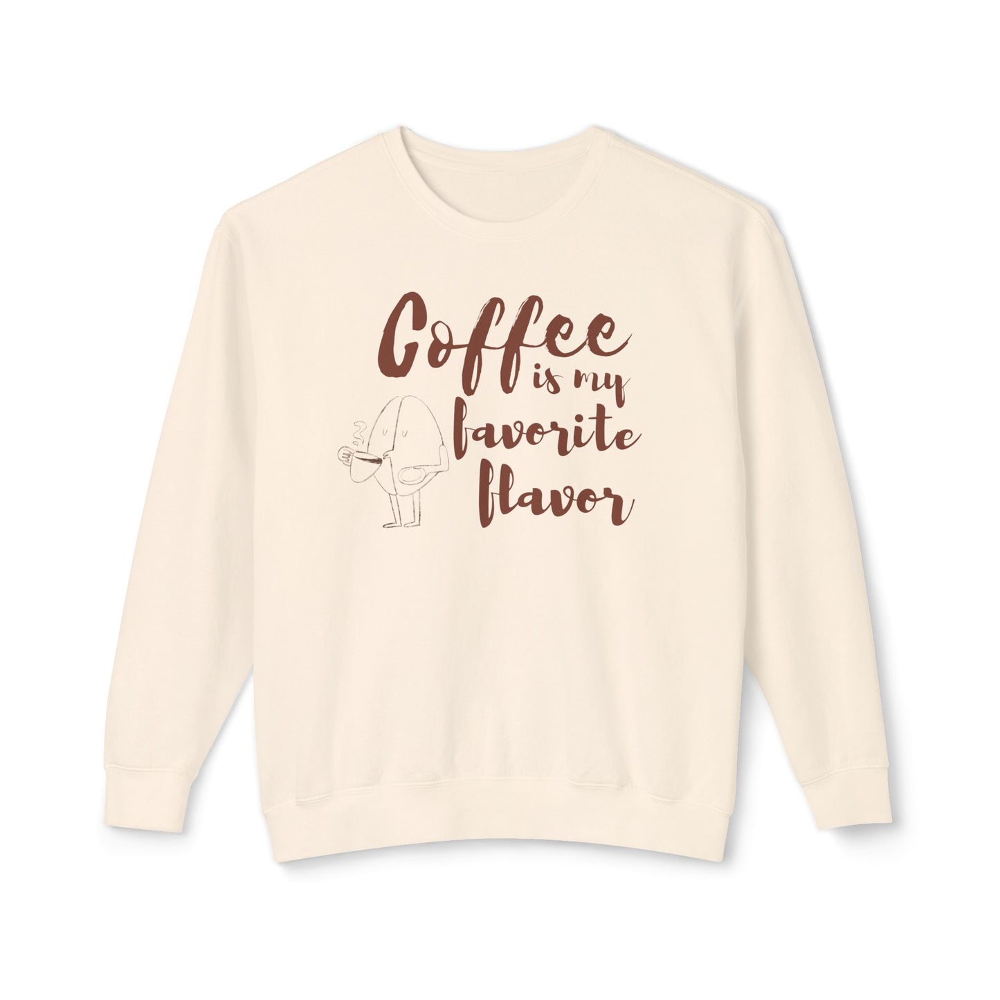 Coffee Lover Unisex Lightweight Crewneck Sweatshirt