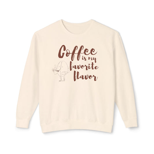 Coffee Lover Unisex Lightweight Crewneck Sweatshirt