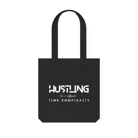 Hustling Woven Tote Bag | Eco-Friendly Shopping