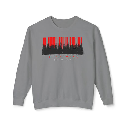 Stay Wild Unisex Lightweight Crewneck Sweatshirt