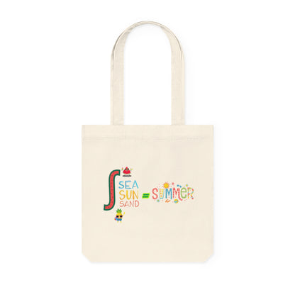 Summer Vibes Woven Tote Bag