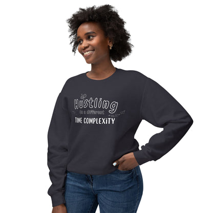 Unisex Hustling Crewneck Sweatshirt, Cozy Casual Wear