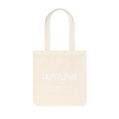 Hustling Woven Tote Bag | Eco-Friendly Shopping