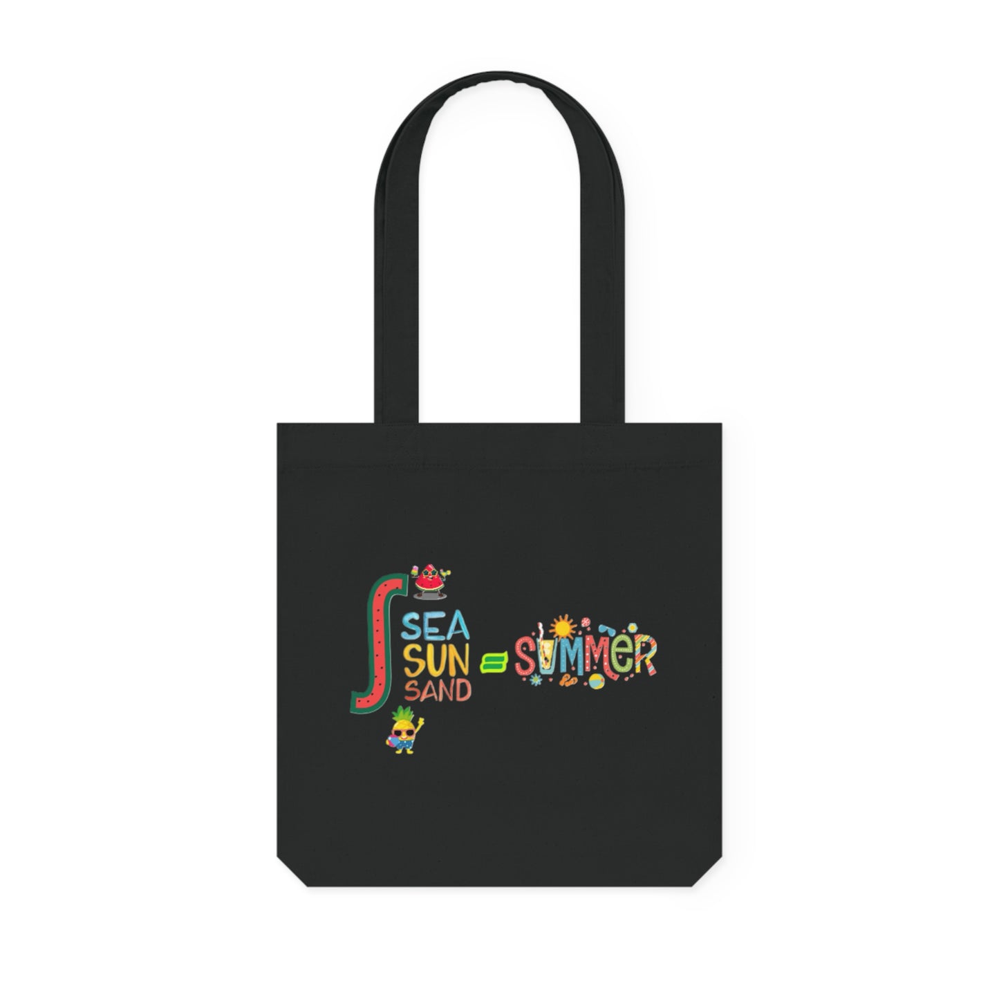 Summer Vibes Woven Tote Bag