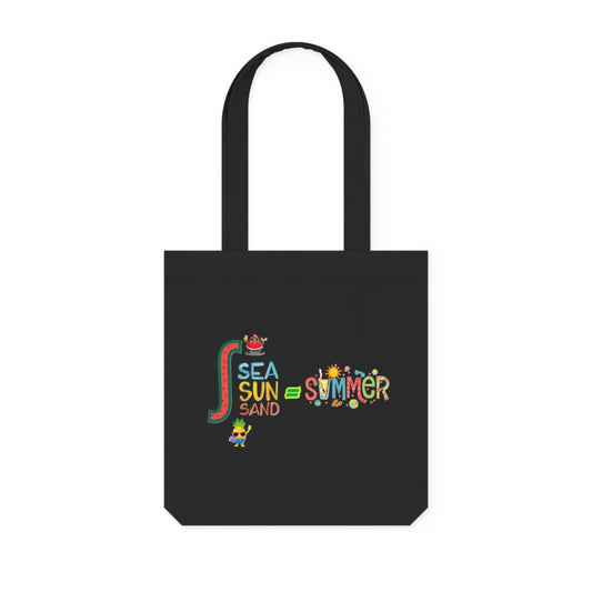 Summer Vibes Woven Tote Bag