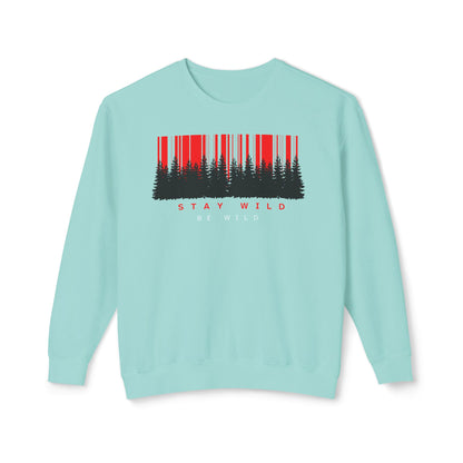Stay Wild Unisex Lightweight Crewneck Sweatshirt