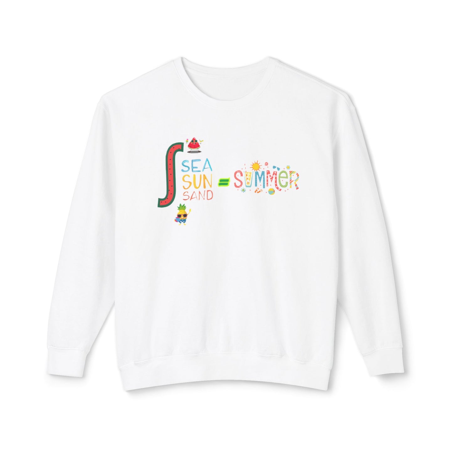 Summer Vibes Crewneck Sweatshirt, Cozy Sweatshirt for Beach Lovers