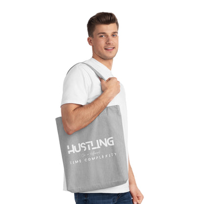 Hustling Woven Tote Bag | Eco-Friendly Shopping