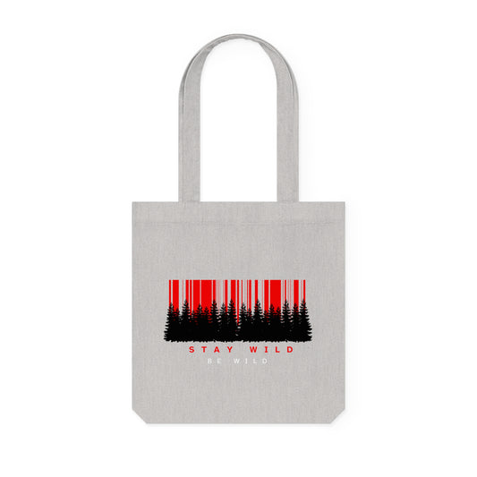 Stay Wild Woven Tote Bag | Eco-Friendly Tote