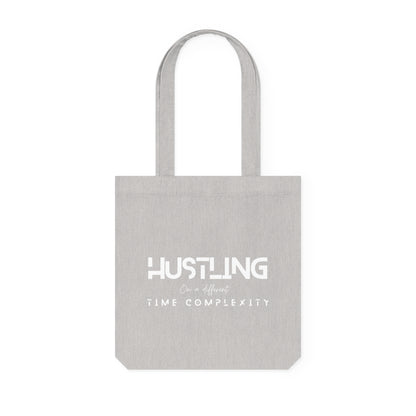 Hustling Woven Tote Bag | Eco-Friendly Shopping