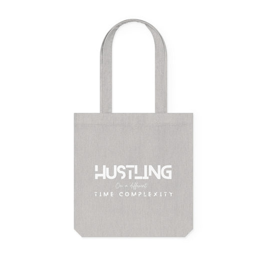 Hustling Woven Tote Bag | Eco-Friendly Shopping