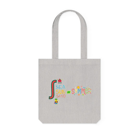 Summer Vibes Woven Tote Bag