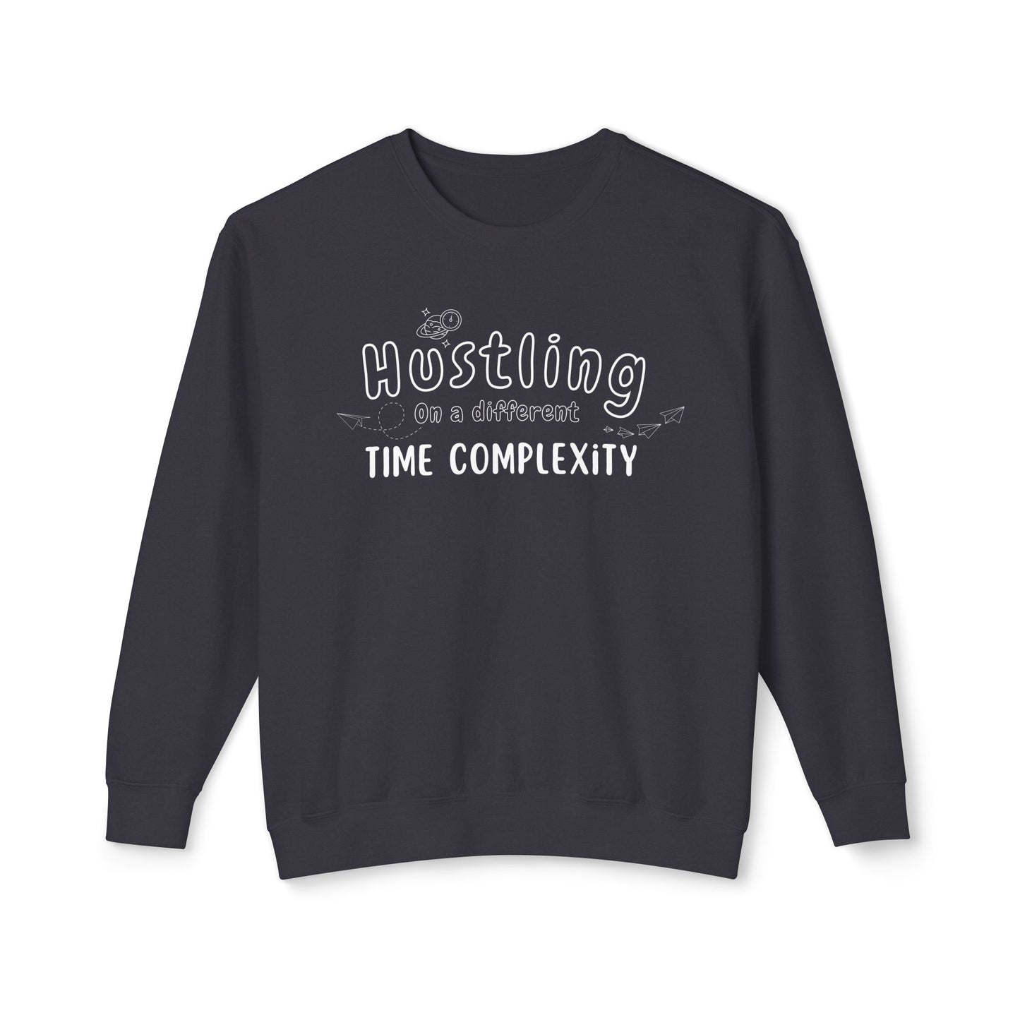 Unisex Hustling Crewneck Sweatshirt, Cozy Casual Wear