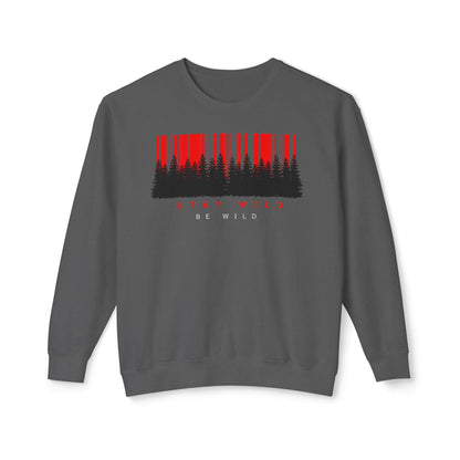 Stay Wild Unisex Lightweight Crewneck Sweatshirt
